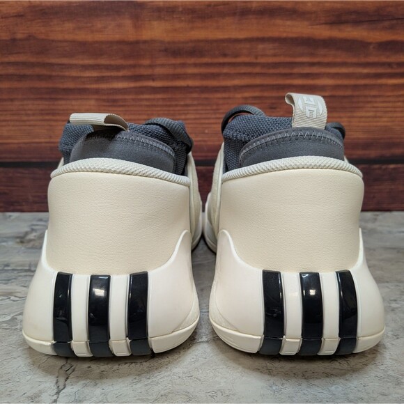 Adidas Harden Vol. 7 Denim Men\'s 10 Cream White Carbon Basketball Shoes IF5619 main image 4